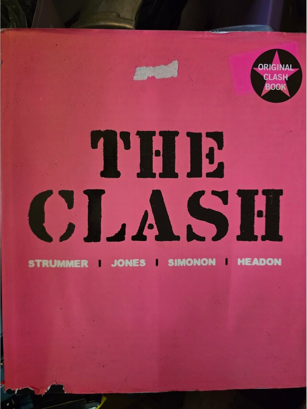 The Clash Original Book with Strummer, Jones, Simonon, Headon